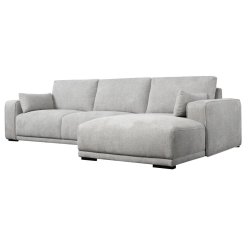 Santa Monica sofa med chaiselong til hjre i grt mbelstof