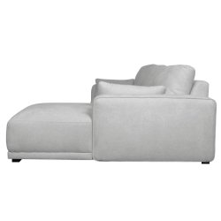 Santa Monica sofa med chaiselong til hjre i grt mbelstof