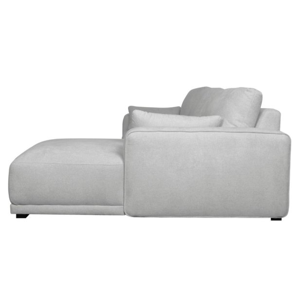 Santa Monica sofa med chaiselong til hjre i grt mbelstof