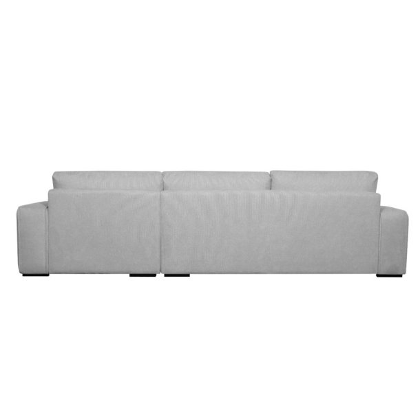 Santa Monica sofa med chaiselong til hjre i grt mbelstof