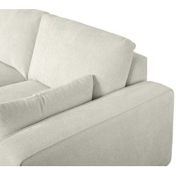 Santa Monica sofa med chaiselong til venstre i cremefarvet mbelstof