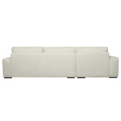 Santa Monica sofa med chaiselong til venstre i cremefarvet mbelstof
