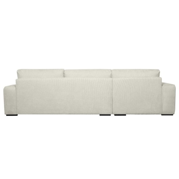 Santa Monica sofa med chaiselong til venstre i cremefarvet mbelstof