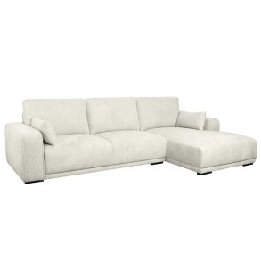 Santa Monica sofa med chaiselong til hjre i cremefarvet mbelstof