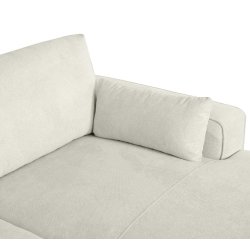 Santa Monica sofa med chaiselong til hjre i cremefarvet mbelstof