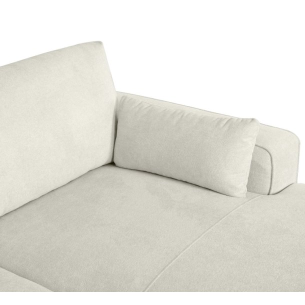 Santa Monica sofa med chaiselong til hjre i cremefarvet mbelstof