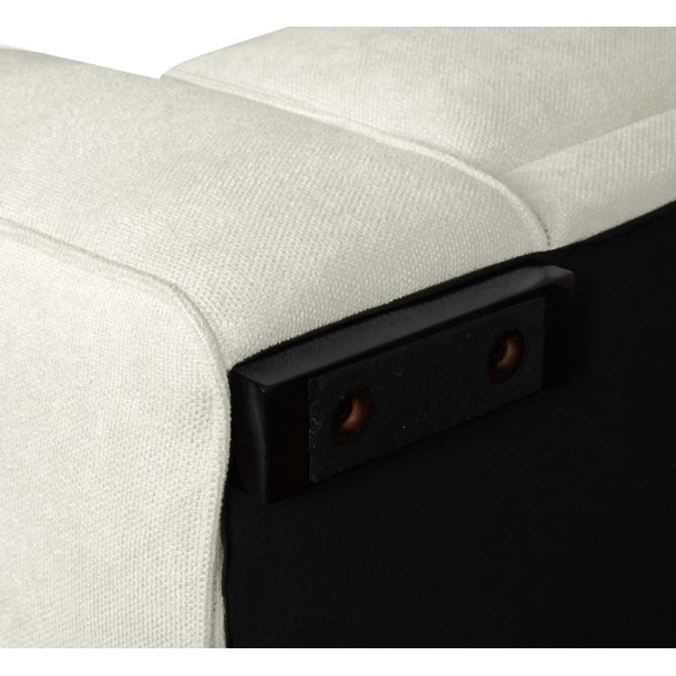 Santa Monica sofa med chaiselong til hjre i cremefarvet mbelstof