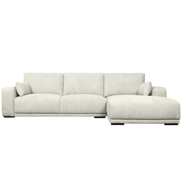 Santa Monica sofa med chaiselong til hjre i cremefarvet mbelstof