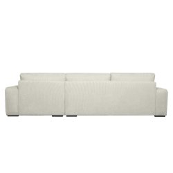 Santa Monica sofa med chaiselong til hjre i cremefarvet mbelstof