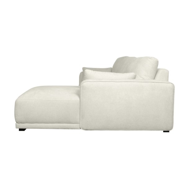 Santa Monica sofa med chaiselong til hjre i cremefarvet mbelstof