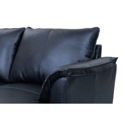 Jazz sofa med chaiselong til hjre i sort okselder 