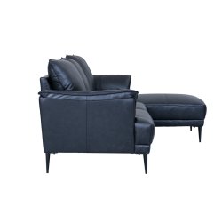 Jazz sofa med chaiselong til hjre i sort okselder 