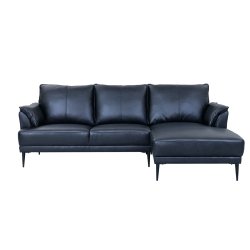 Jazz sofa med chaiselong til hjre i sort okselder 