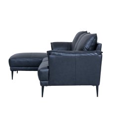 Jazz sofa med chaiselong til venstre i sort okselder 
