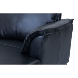 Jazz sofa med chaiselong til venstre i sort okselder 