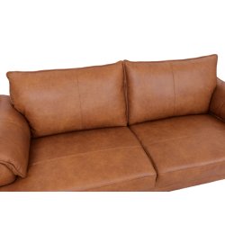 Jazz sofa i brun okselder - 3 personers