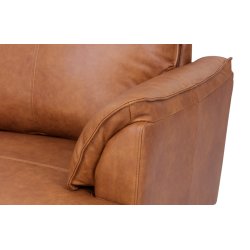 Jazz sofa i brun okselder - 3 personers