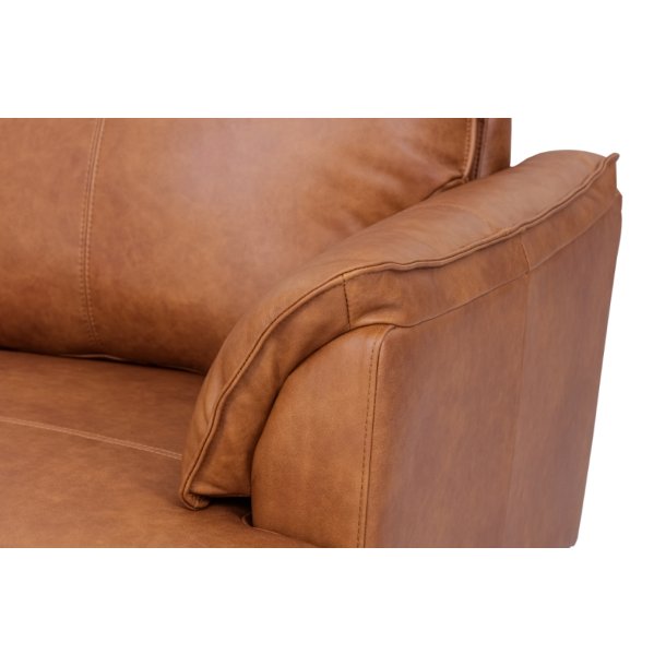 Jazz sofa i brun okselder - 3 personers