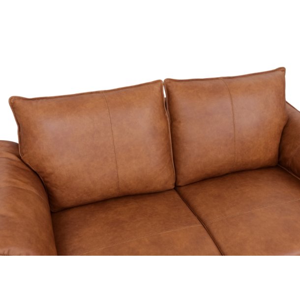 Jazz sofa i brun okselder - 2 personers