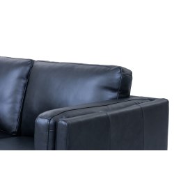 Madrid sofa i sort okselder - 3 personers