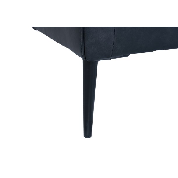 Madrid sofa i sort okselder - 3 personers