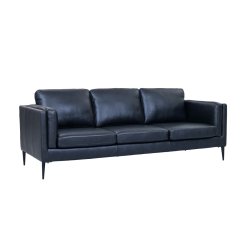 Madrid sofa i sort okselder - 3 personers