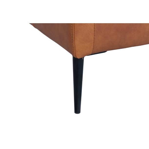 Madrid sofa i brun okselder - 3 personers