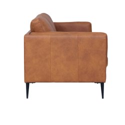 Madrid sofa i brun okselder - 3 personers