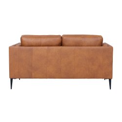 Madrid sofa i brun okselder - 2 personers