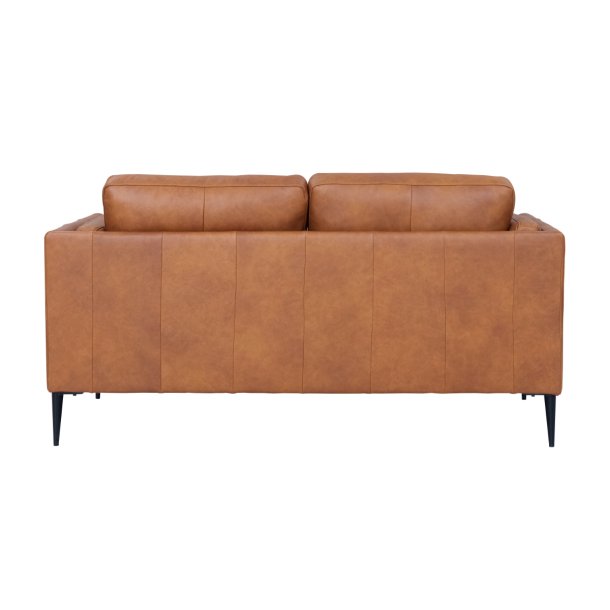 Madrid sofa i brun okselder - 2 personers