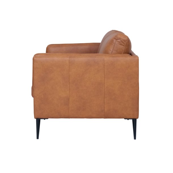 Madrid sofa i brun okselder - 2 personers