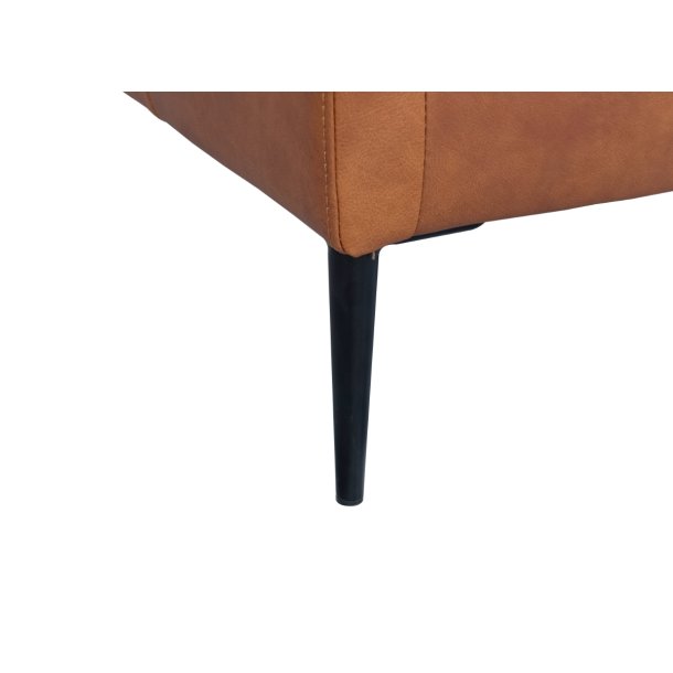 Madrid sofa i brun okselder - 2 personers