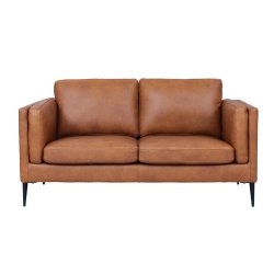 Madrid sofa i brun okselder - 2 personers