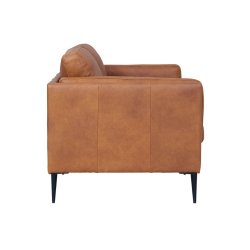 Madrid sofa i brun okselder - 2 personers