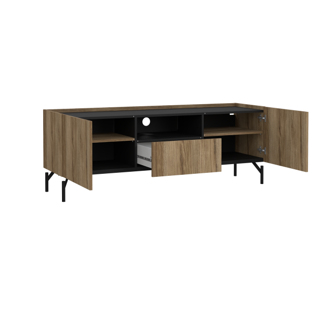 Troms TV bord 147 cm i egelook med opbevaring 