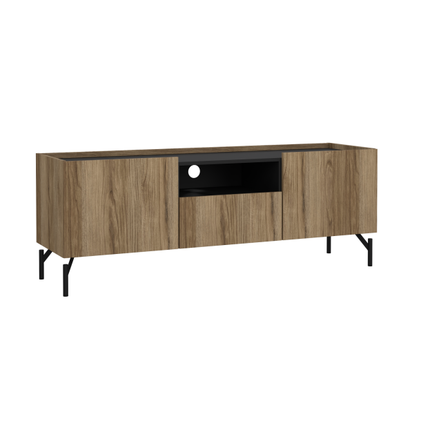 Troms TV bord 147 cm i egelook med opbevaring 