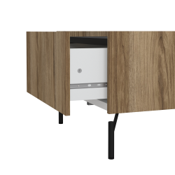 Troms sofabord 100 cm i egelook med opbevaring 