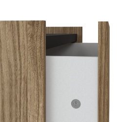 Troms sofabord 100 cm i egelook med opbevaring 