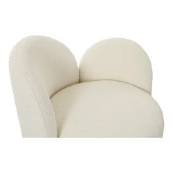 Stella loungestol hjrevendt i hvid