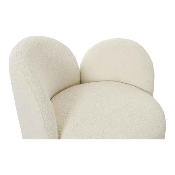 Stella loungestol hjrevendt i hvid