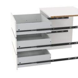 Smart skuffemodul til indbygning i Smart skabe med brede 118,5 cm 