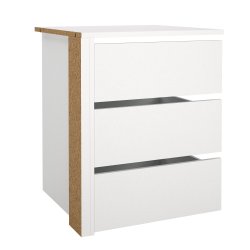 Smart skuffemodul til indbygning i Smart skabe med brede 118,5 cm 