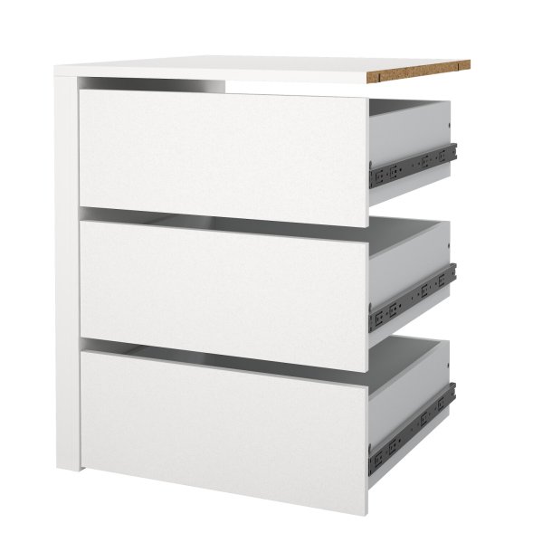 Smart skuffemodul til indbygning i Smart skabe med brede 118,5 cm 