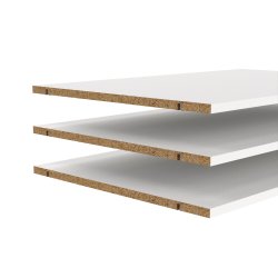 Hyldepakke med 3 bredde hylder til smart garderobeskab 178,5 cm bredt.