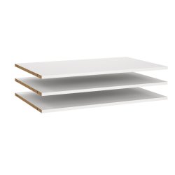Hyldepakke med 3 bredde hylder til smart garderobeskab 178,5 cm bredt.