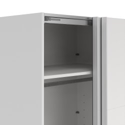  Smart 220  garderobeskab 178,5cm bredt hvidt med 2 skydedre, samles stende