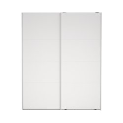  Smart 220  garderobeskab 178,5cm bredt hvidt med 2 skydedre, samles stende