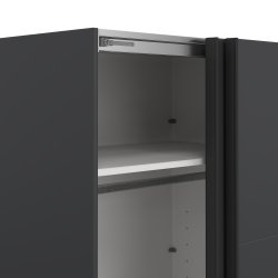 Smart 220  garderobeskab 178,5cm bredt matgr med 2 skydedre, samles stende