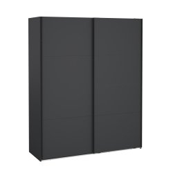 Smart 220  garderobeskab 178,5cm bredt matgr med 2 skydedre, samles stende