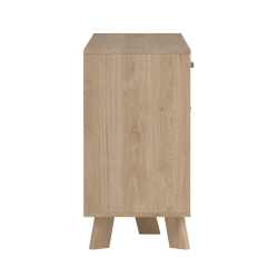 Estate sknk i hvid egelook 196 cm med 4 lger og 1 skuffe